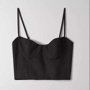 aritzia meta bustier camisole